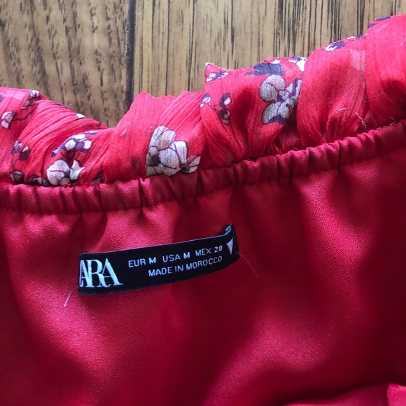 PM EDITOR PICK Zara Red Floral Dress - Picture 6 of 6